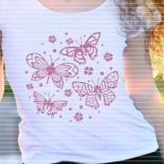 4 Deko Schmetterlinge Plotterdatei SVG DXF